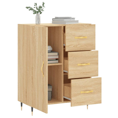 Credenza Rovere Sonoma 69,5x34x90 cm in Legno Multistrato