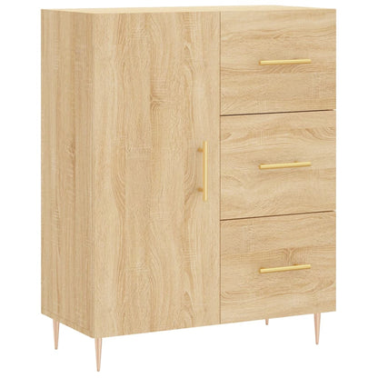 Credenza Rovere Sonoma 69,5x34x90 cm in Legno Multistrato