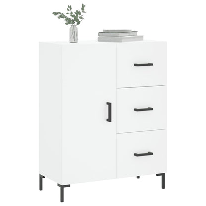 Credenza Bianca 69,5x34x90 cm in Legno Multistrato