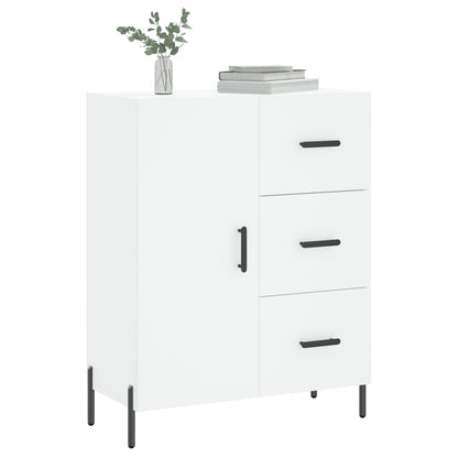 Credenza Bianca 69,5x34x90 cm in Legno Multistrato