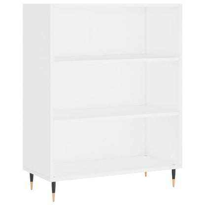 Libreria Bianca 69,5x32,5x90 cm in Legno Multistrato