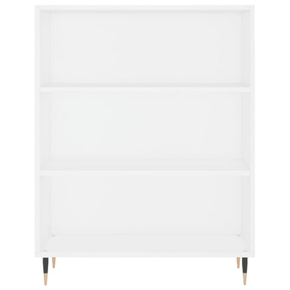 Libreria Bianca 69,5x32,5x90 cm in Legno Multistrato