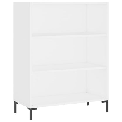 Libreria Bianca 69,5x32,5x90 cm in Legno Multistrato