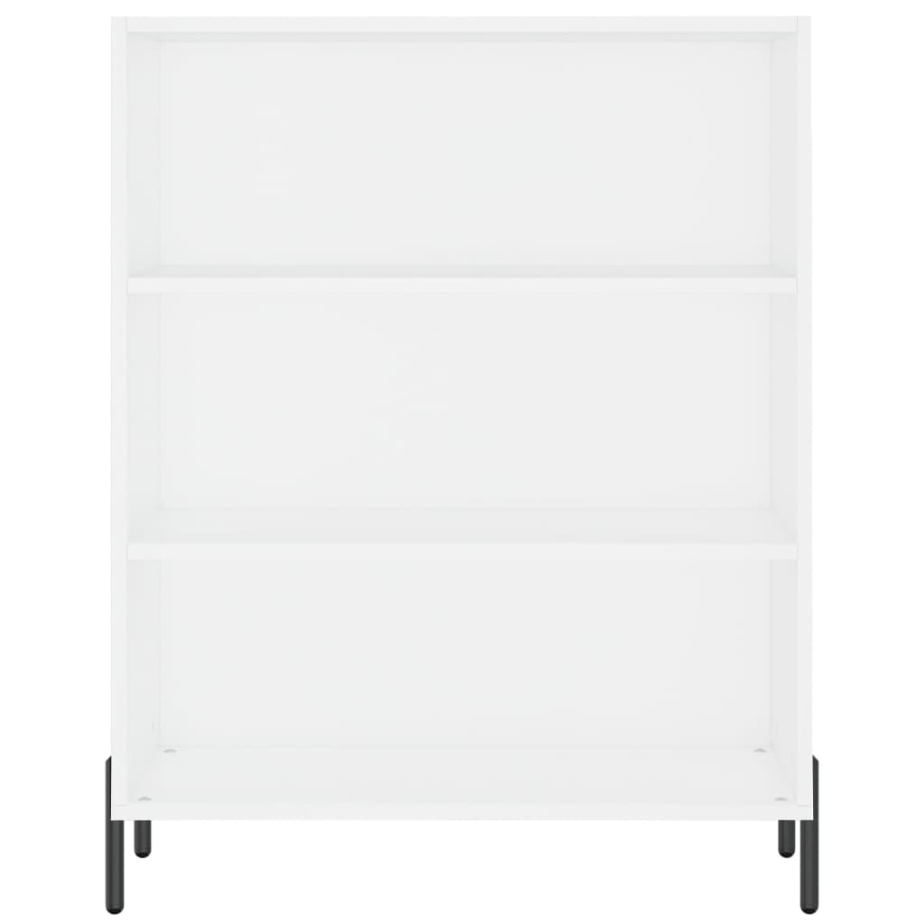 Scaffale Bianco 69,5x32,5x90 cm in Legno Multistrato