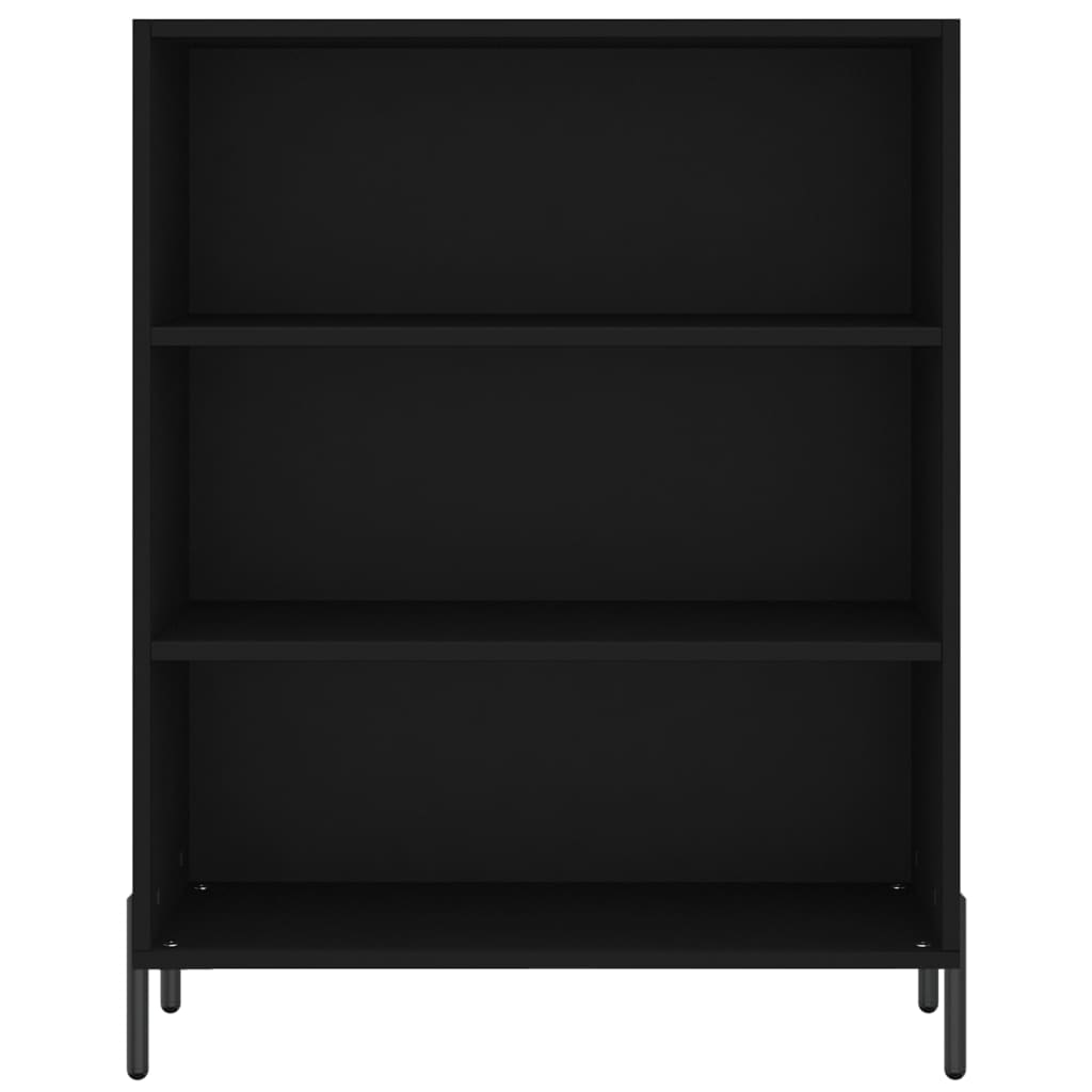 Scaffale Nero 69,5x32,5x90 cm in Legno Multistrato