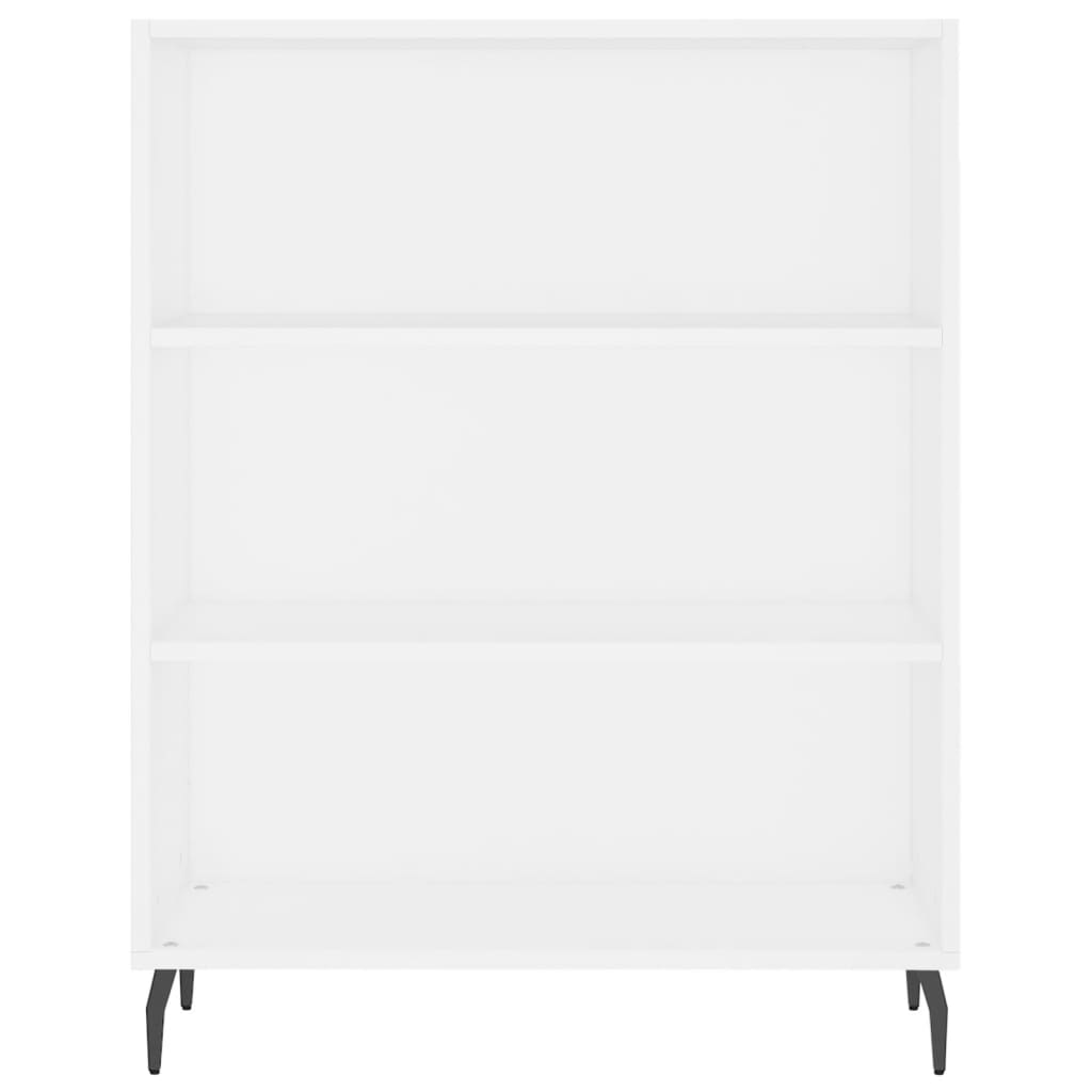 Scaffale Bianco 69,5x32,5x90 cm in Legno Multistrato