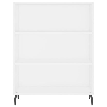 Scaffale Bianco 69,5x32,5x90 cm in Legno Multistrato