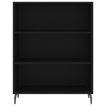 Scaffale Nero 69,5x32,5x90 cm in Legno Multistrato
