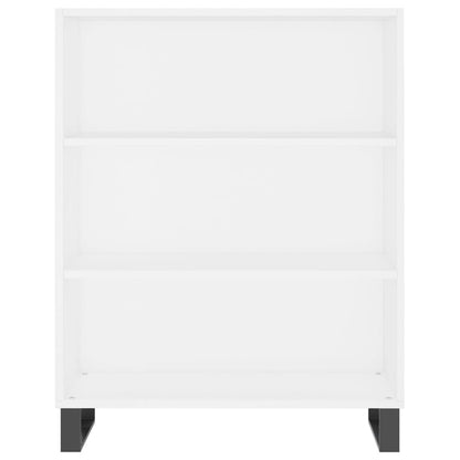 Scaffale Bianco 69,5x32,5x90 cm in Legno Multistrato
