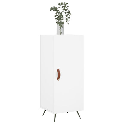 Credenza Bianca 34,5x34x90 cm in Legno Multistrato