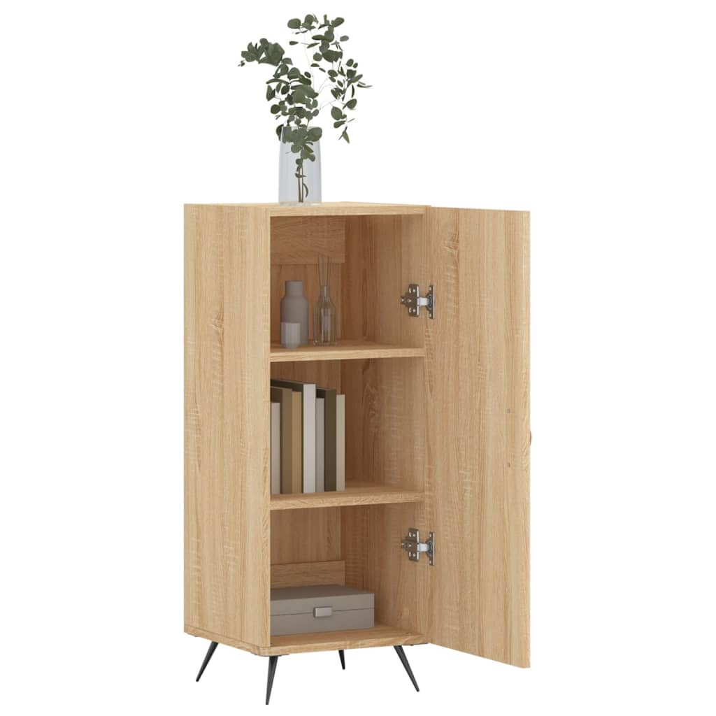 Credenza Rovere Sonoma 34,5x34x90 cm in Legno Multistrato