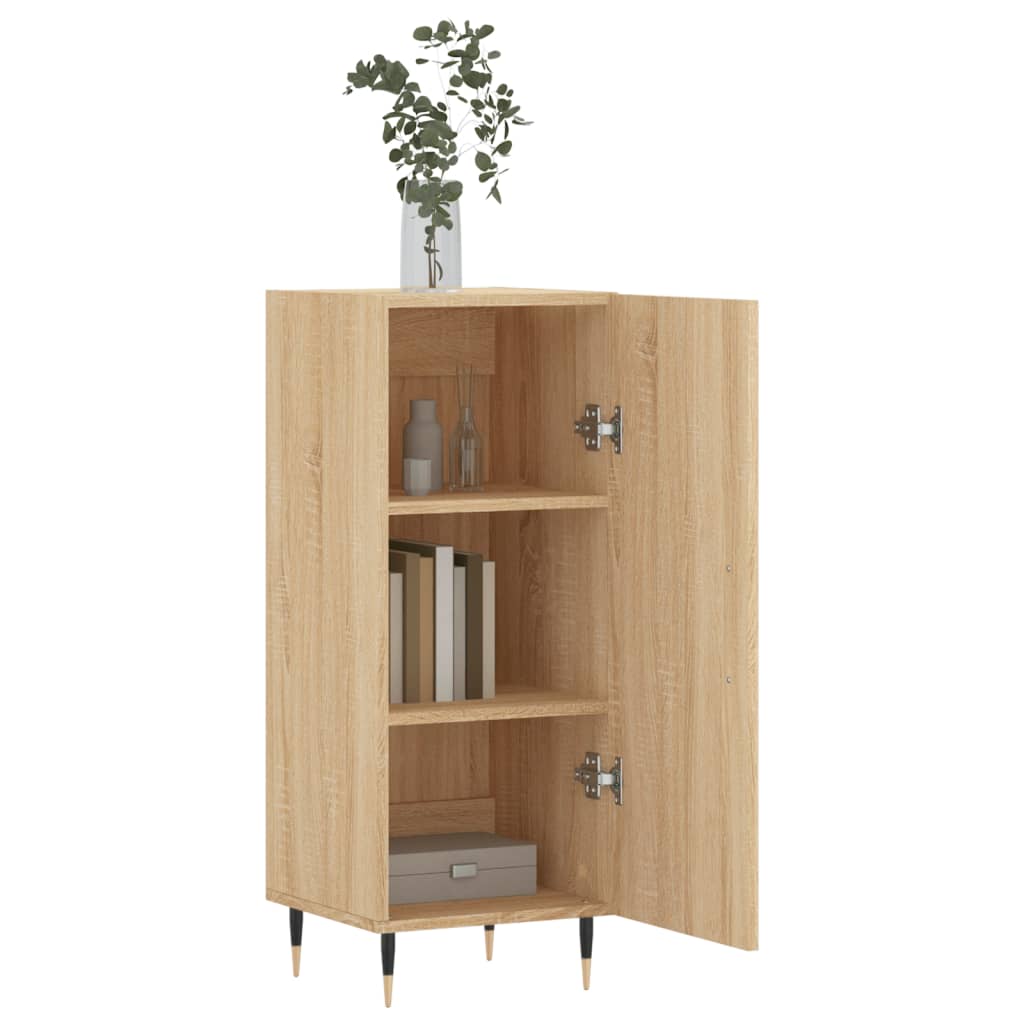 Credenza Rovere Sonoma 34,5x34x90 cm in Legno Multistrato