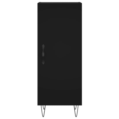 Credenza Nero 34,5x34x90 cm in Legno Multistrato