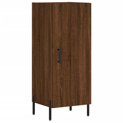 Credenza Rovere Marrone 34,5x34x90 cm in Legno Multistrato
