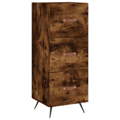 Credenza Rovere Fumo 34,5x34x90 cm in Legno Multistrato