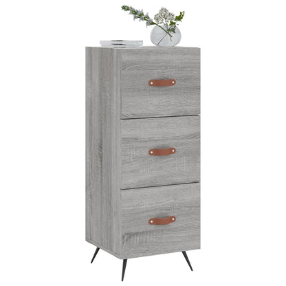 Credenza Grigio Sonoma 34,5x34x90 cm in Legno Multistrato