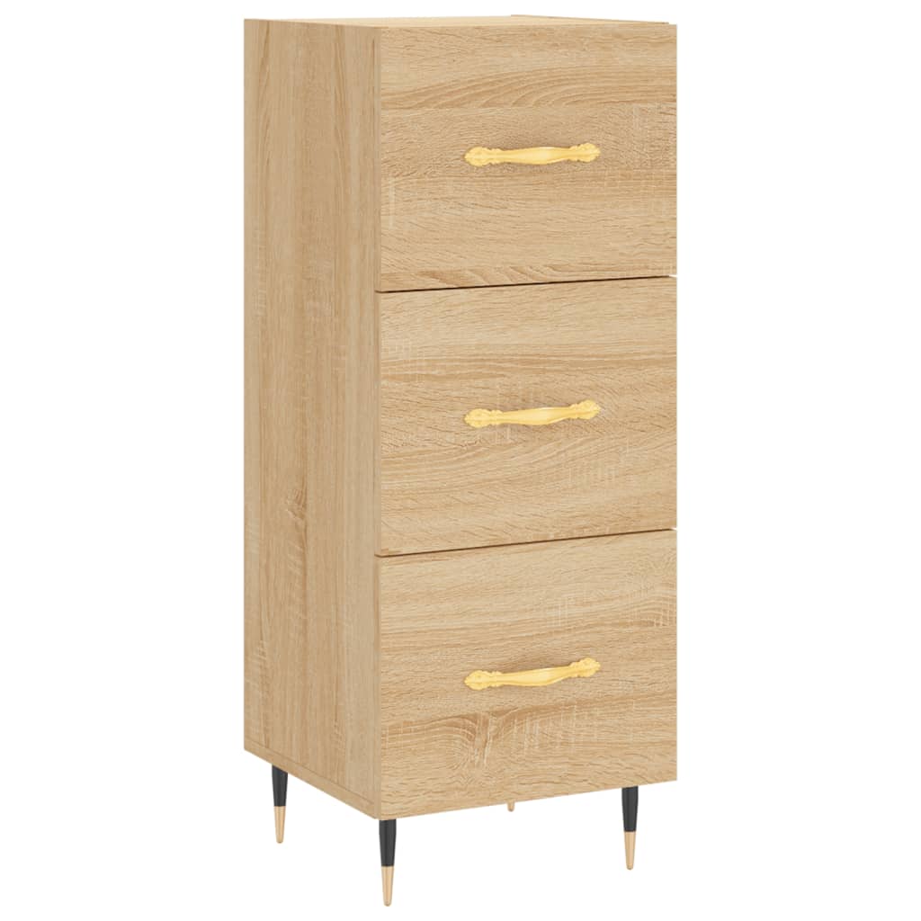 Credenza Rovere Sonoma 34,5x34x90 cm in Legno Multistrato