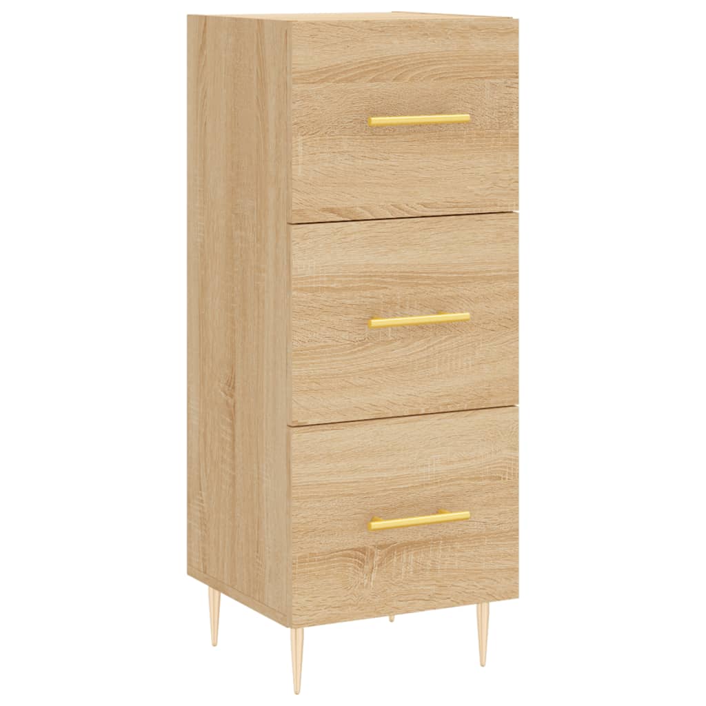 Credenza Rovere Sonoma 34,5x34x90 cm in Legno Multistrato