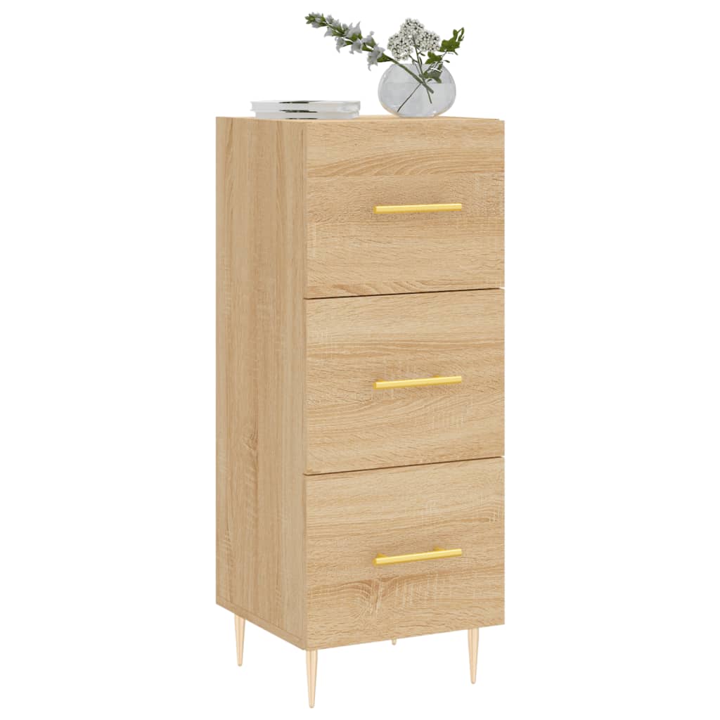 Credenza Rovere Sonoma 34,5x34x90 cm in Legno Multistrato