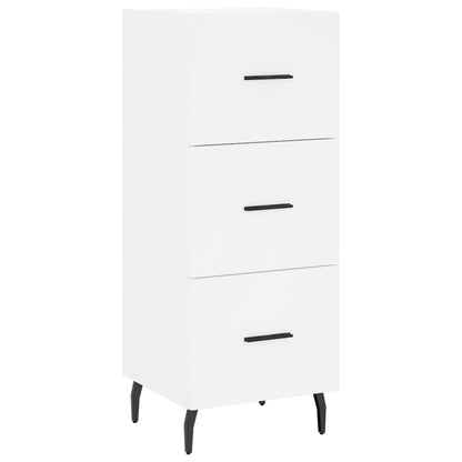 Credenza Bianca 34,5x34x90 cm in Legno Multistrato
