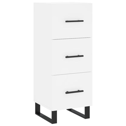 Credenza Bianca 34,5x34x90 cm in Legno Multistrato