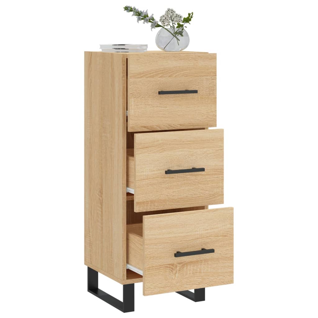 Credenza Rovere Sonoma 34,5x34x90 cm in Legno Multistrato