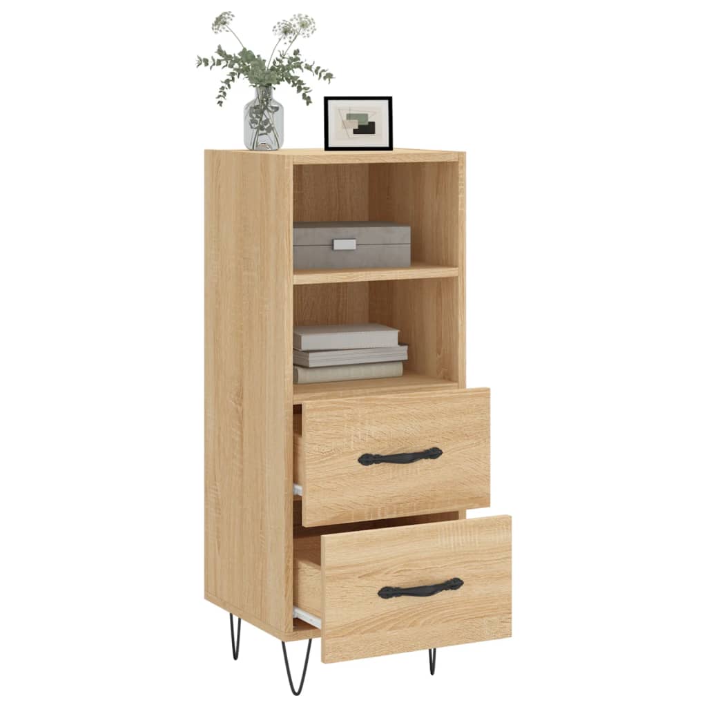 Credenza Rovere Sonoma 34,5x34x90 cm in Legno Multistrato