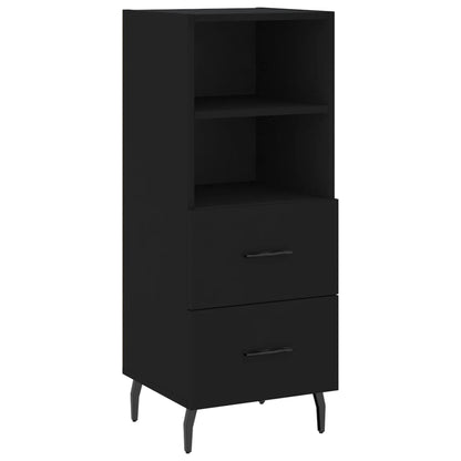 Credenza Nero 34,5x34x90 cm in Legno Multistrato