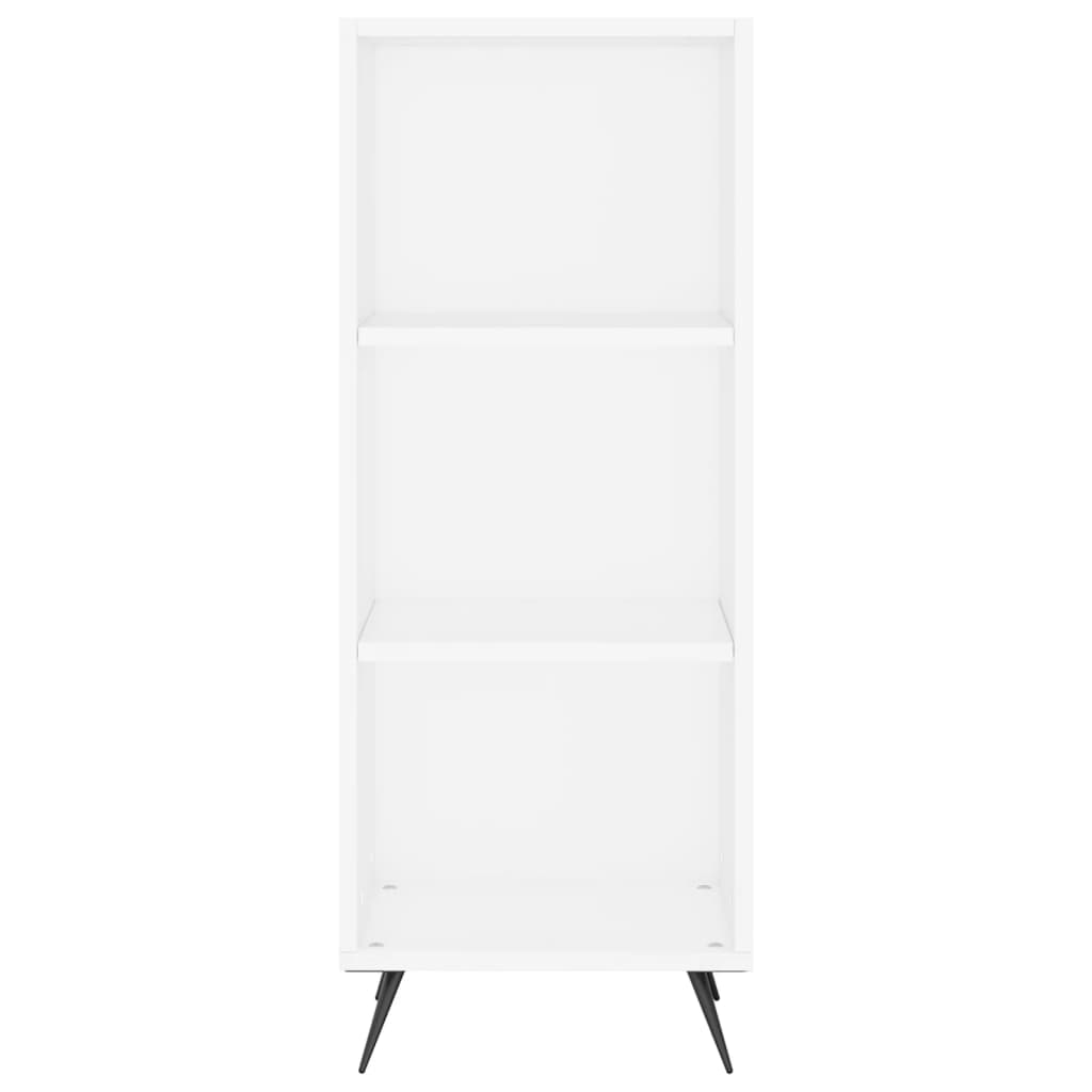 Scaffale Bianco 34,5x32,5x90 cm in Legno Multistrato