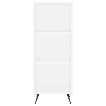 Scaffale Bianco 34,5x32,5x90 cm in Legno Multistrato