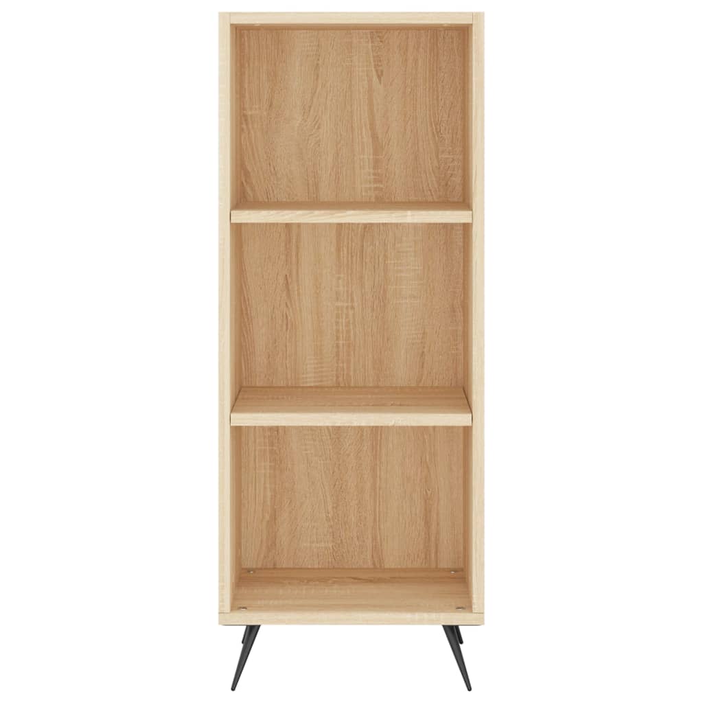 Scaffale Rovere Sonoma 34,5x32,5x90 cm Legno Multistrato