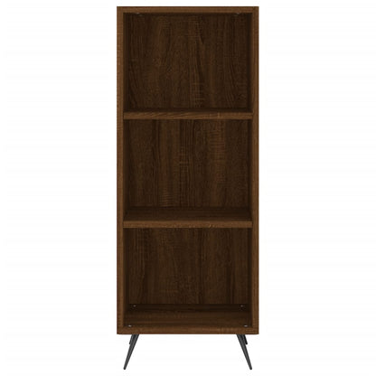 Scaffale Rovere Marrone 34,5x32,5x90cm Legno Multistrato
