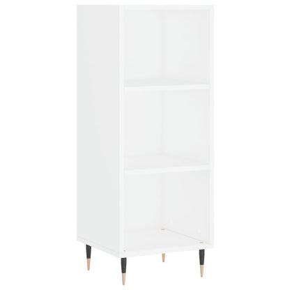 Credenza Bianca 34,5x32,5x90 cm in Legno Multistrato