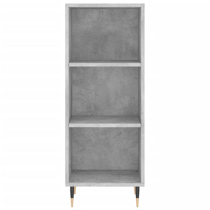 Credenza Grigio Cemento 34,5x32,5x90 cm in Legno Multistrato