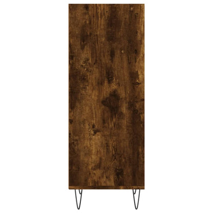 Credenza Rovere Fumo 34,5x32,5x90 cm in Legno Multistrato