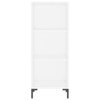 Credenza Bianca 34,5x32,5x90 cm in Legno Multistrato