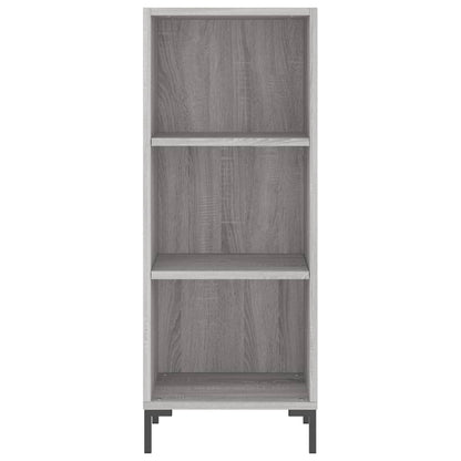 Credenza Grigio Sonoma 34,5x32,5x90 cm in Legno Multistrato