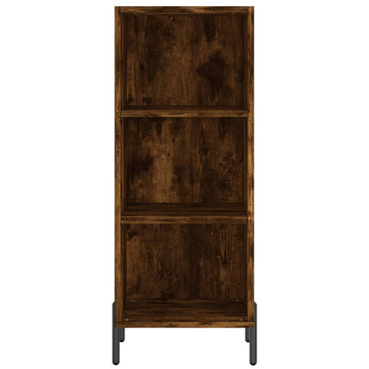 Credenza Rovere Fumo 34,5x32,5x90 cm in Legno Multistrato