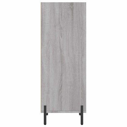 Credenza Grigio Sonoma 34,5x32,5x90 cm in Legno Multistrato