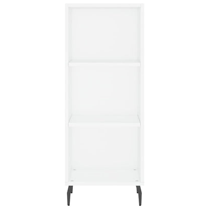Credenza Bianca 34,5x32,5x90 cm in Legno Multistrato