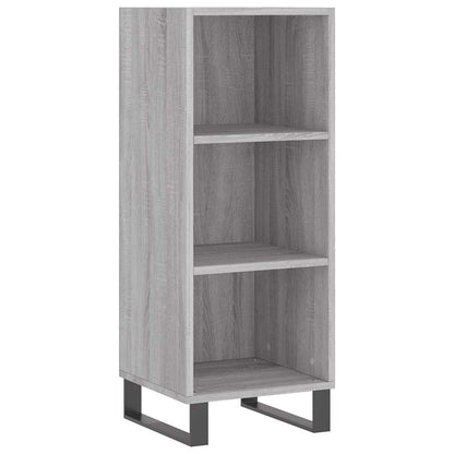Credenza Grigio Sonoma 34,5x32,5x90 cm in Legno Multistrato