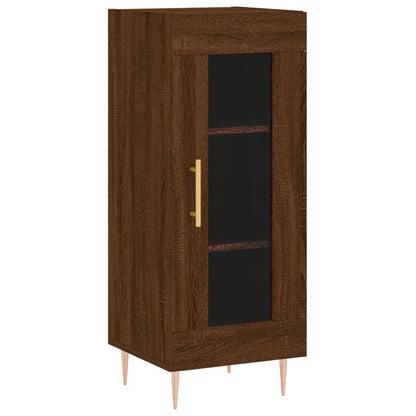 Credenza Rovere Marrone 34,5x34x90 cm in Legno Multistrato