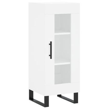 Credenza Bianca 34,5x34x90 cm in Legno Multistrato