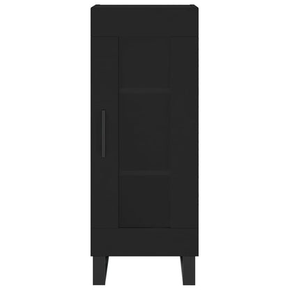 Credenza Nero 34,5x34x90 cm in Legno Multistrato