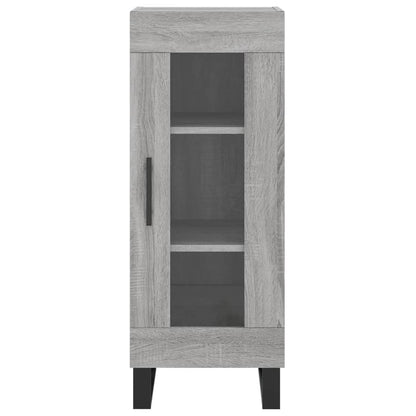 Credenza Grigio Sonoma 34,5x34x90 cm in Legno Multistrato