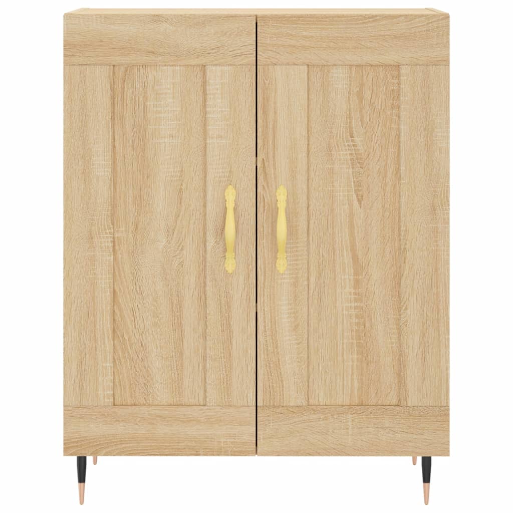 Credenza Rovere Sonoma 69,5x34x90 cm in Legno Multistrato