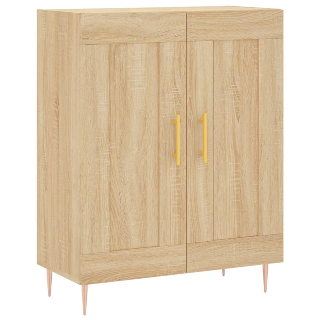 Credenza Rovere Sonoma 69,5x34x90 cm in Legno Multistrato