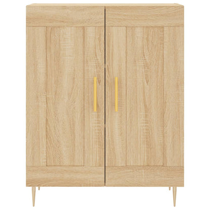 Credenza Rovere Sonoma 69,5x34x90 cm in Legno Multistrato