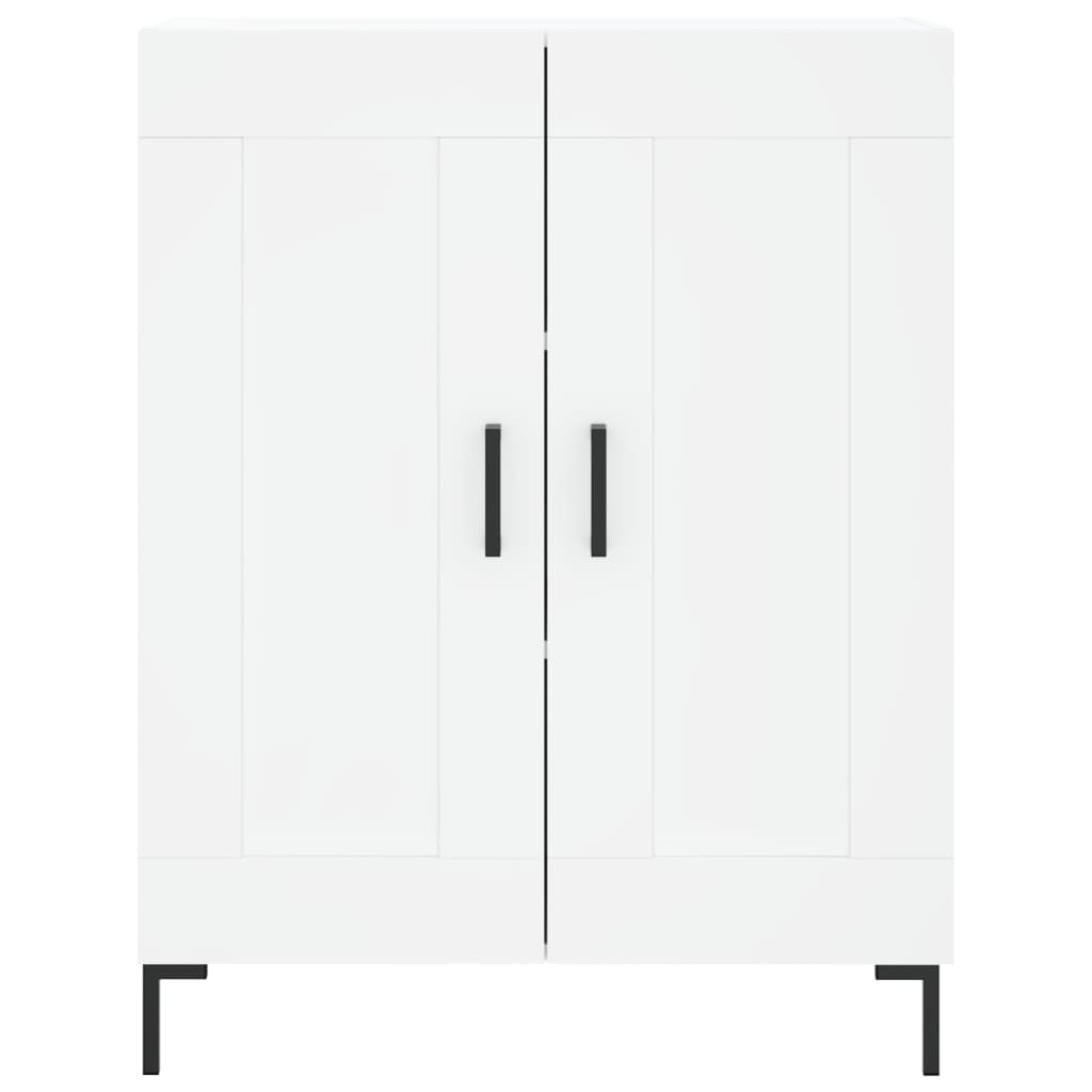 Credenza Bianca 69,5x34x90 cm in Legno Multistrato