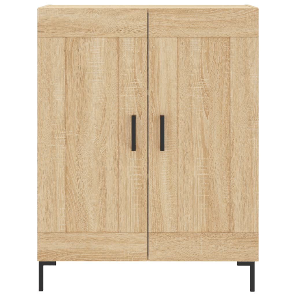 Credenza Rovere Sonoma 69,5x34x90 cm in Legno Multistrato